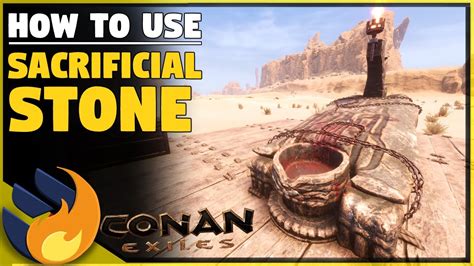 conan exiles sacrificial stone|conan exiles sacrifice stone requirements.